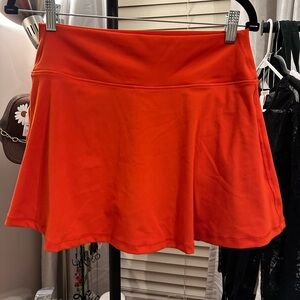 J. Crew Bright Orange Skater Skirt. EUC